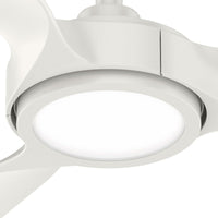 52 inch Zentech Wi-Fi ENERGY STAR® Fresh White Damp Rated LED Ceiling Fan with Remote