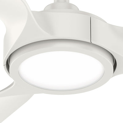 52 inch Zentech Wi-Fi ENERGY STAR® Fresh White Damp Rated LED Ceiling Fan with Remote