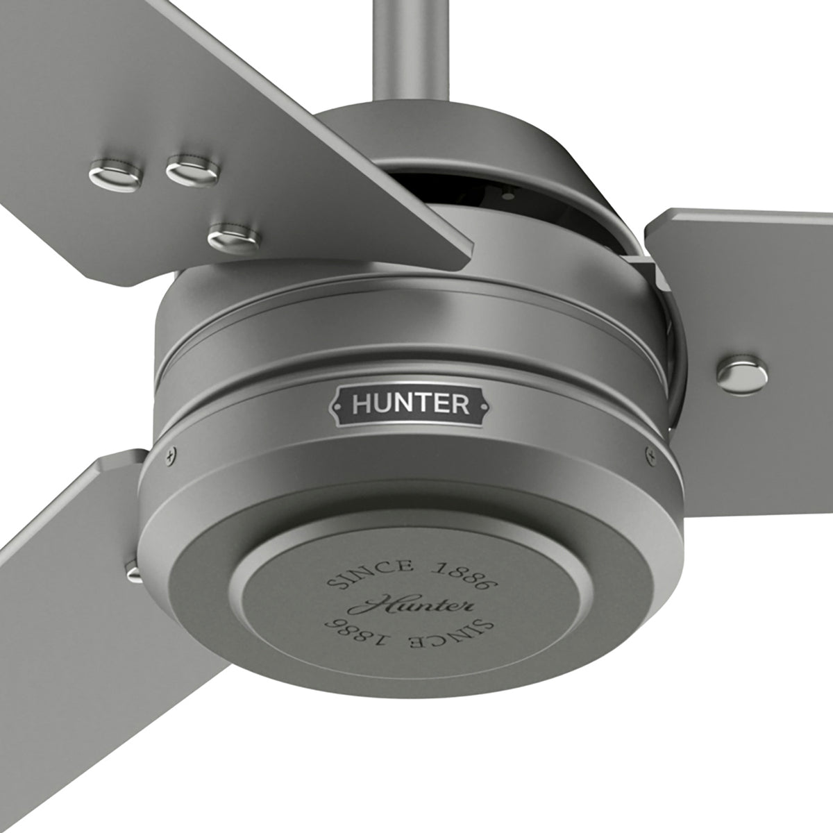 60 inch Cassius ENERGY STAR® Matte Silver Damp Rated Ceiling Fan and Wall Control