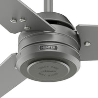 60 inch Cassius ENERGY STAR® Matte Silver Damp Rated Ceiling Fan and Wall Control