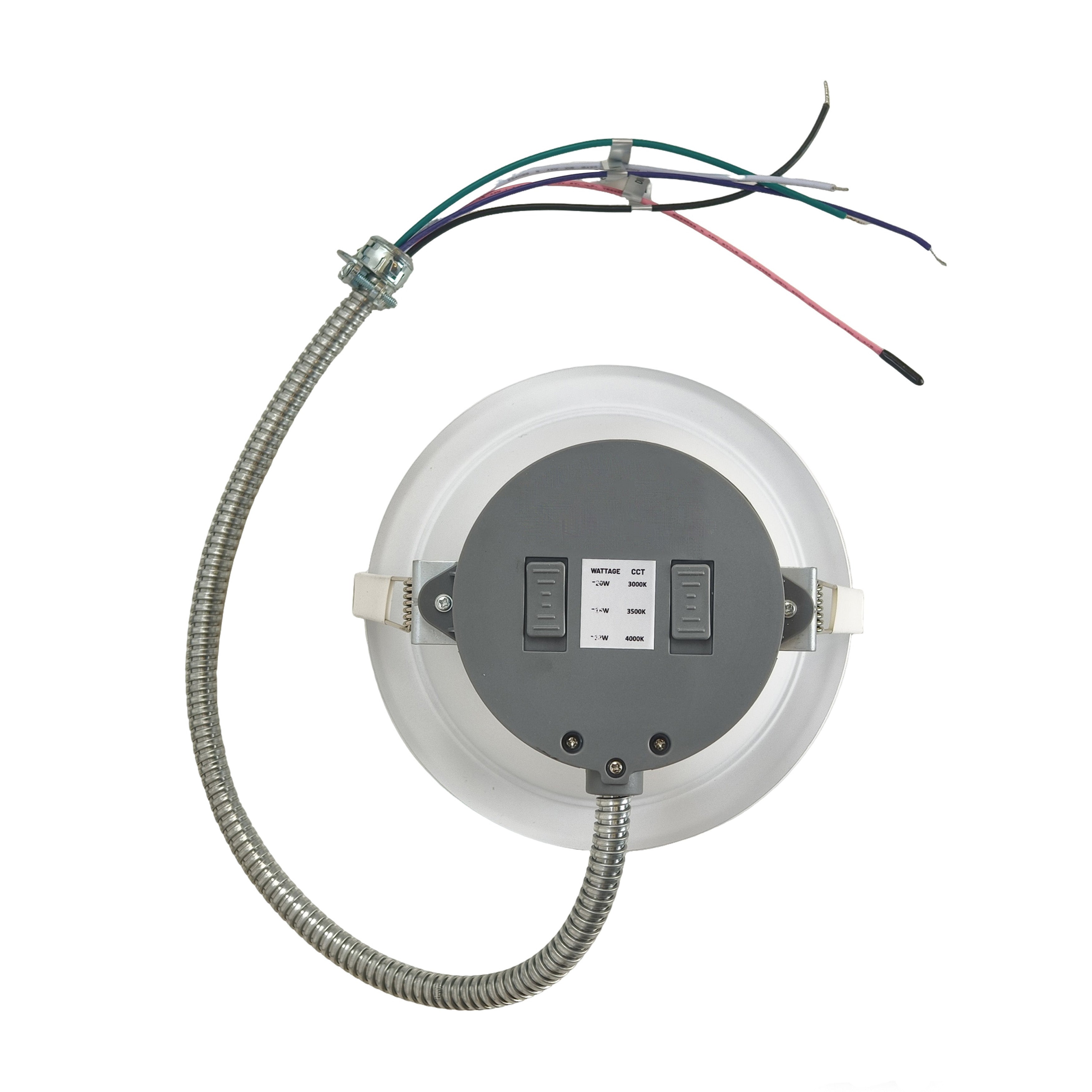8-inch White Commercial Wall Light