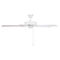 52 Inch Coltstaff AC Alabaster White Indoor Ceiling Fan 5-Blade Reversible