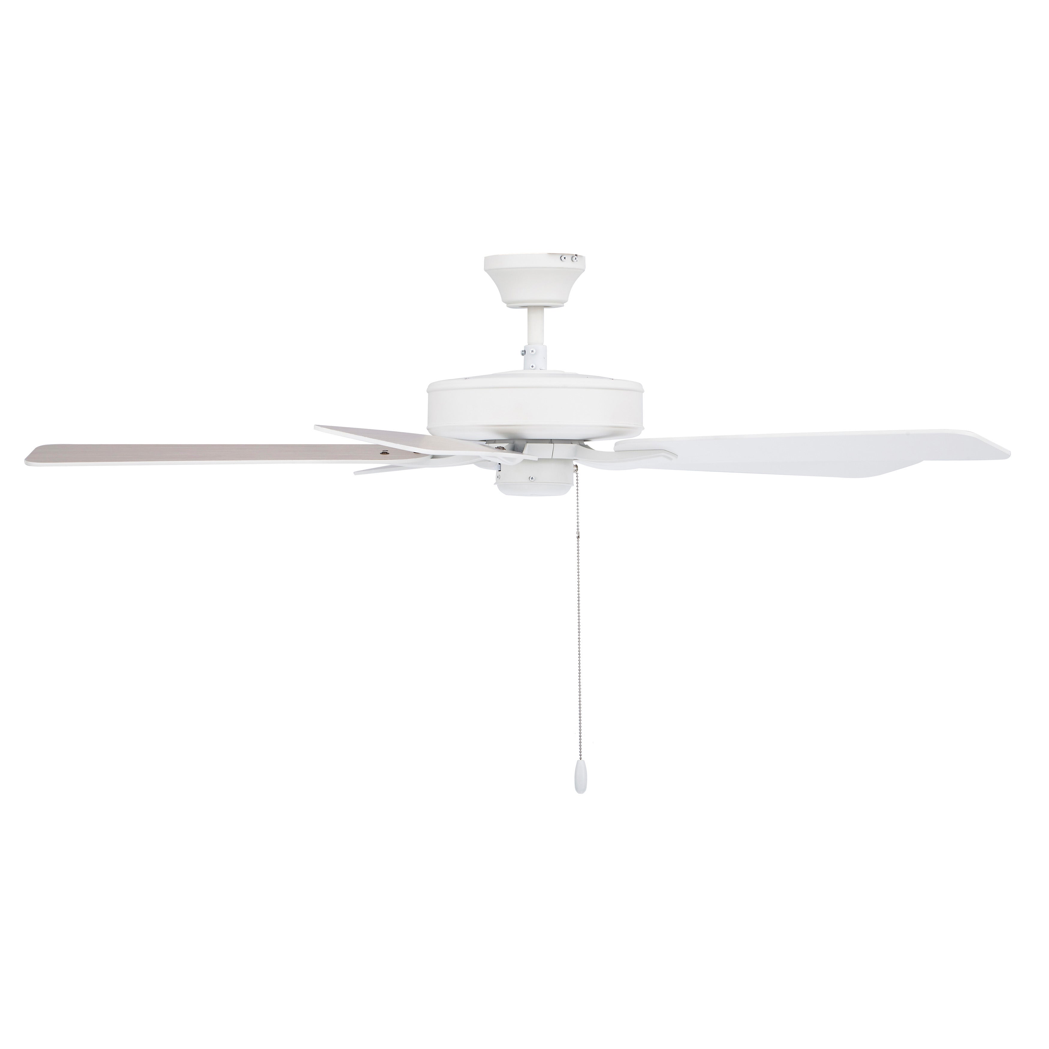 52 Inch Coltstaff AC Alabaster White Indoor Ceiling Fan 5-Blade Reversible