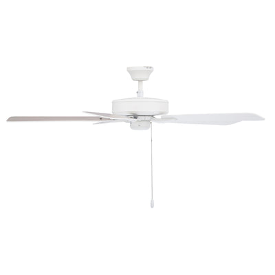 52 Inch Coltstaff AC Alabaster White Indoor Ceiling Fan 5-Blade Reversible