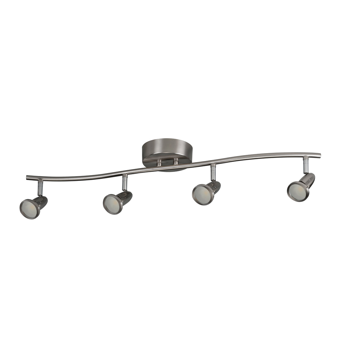 30.75-inch 4-light Brushed Nickel Track Head