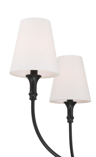 29'' Mairbourne Matte Black 6 Light Linear Chandelier