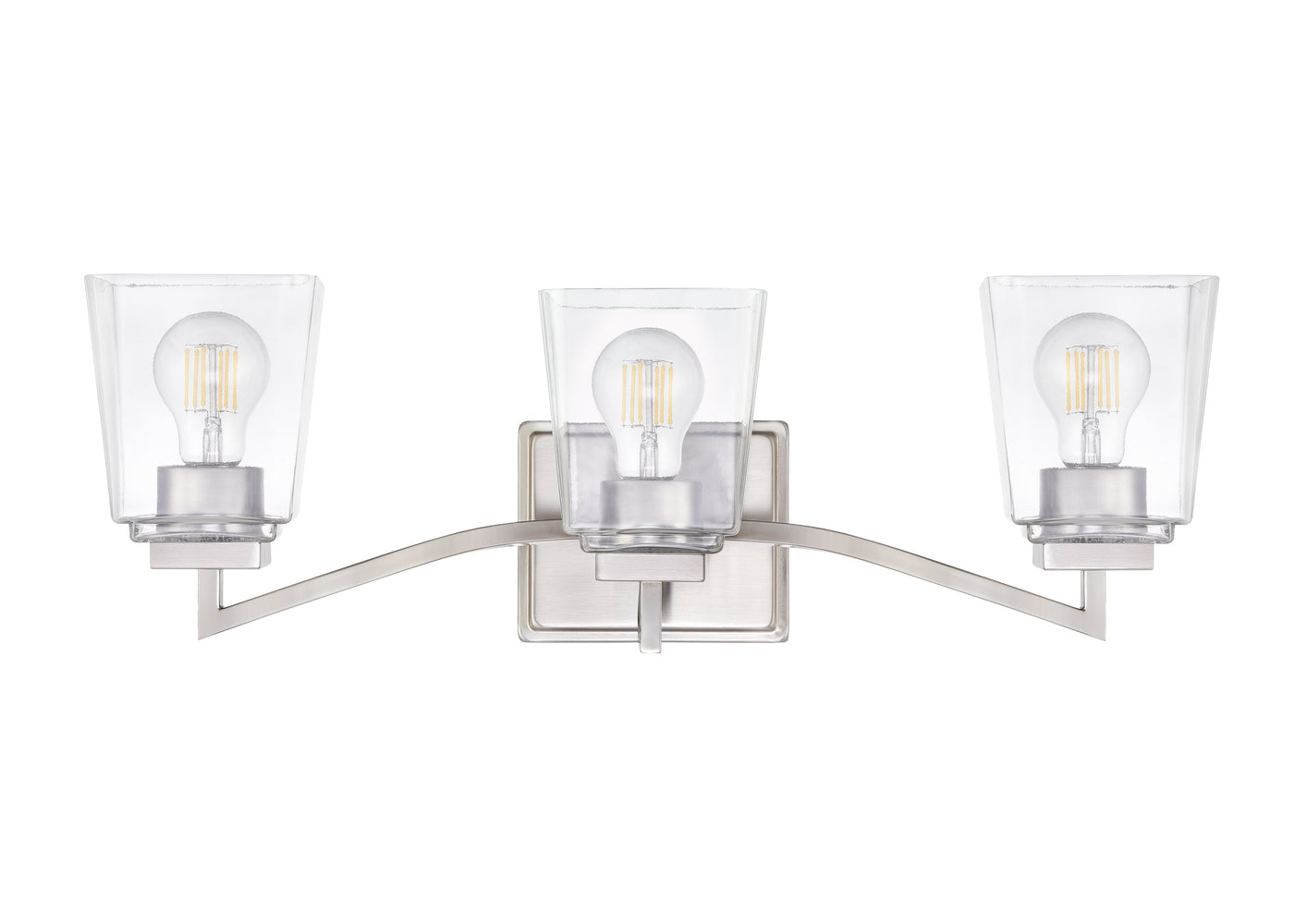 23.5'' Avenna Brushed Nickel 3 Light Bath Vanity