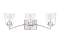 23.5'' Avenna Brushed Nickel 3 Light Bath Vanity