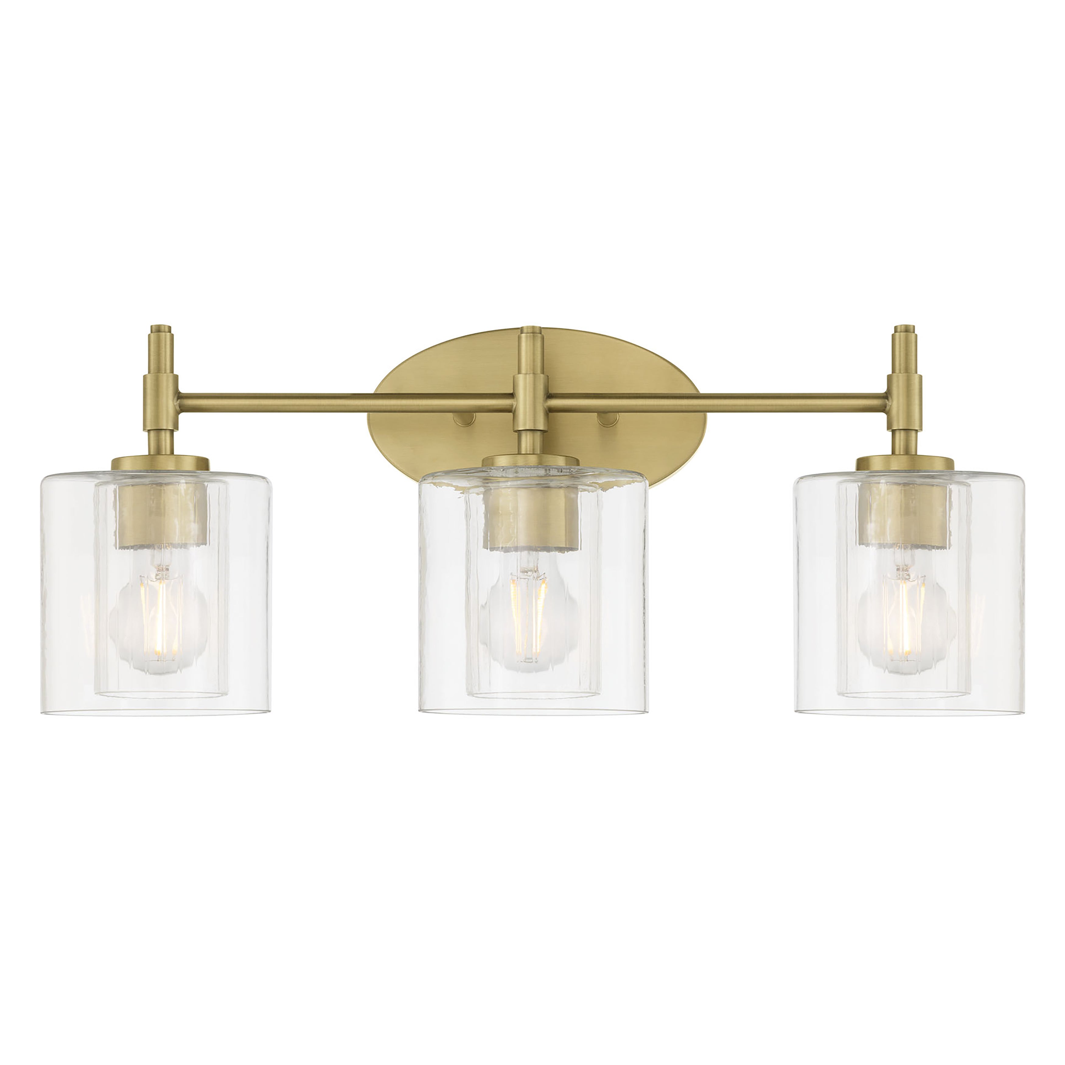 23.5'' Solventa Vintage Brass 3 Light Bath Vanity