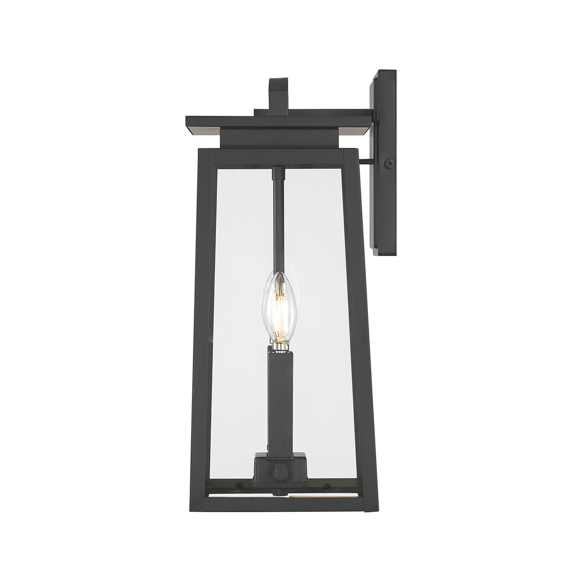 7.5'' Kendrix Powder Coated Black 2 Light Lantern