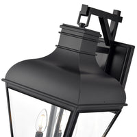 11'' Edenton Matte Black 3 Light Wall Sconce