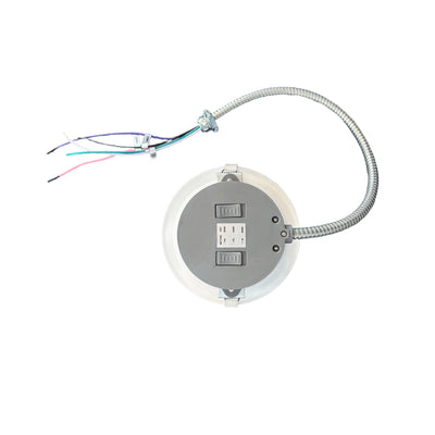 4-inch White Commercial Wall Light with 3-CCT Selectable White