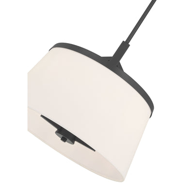13.75'' Montrine Matte Black 3 Light Pendant