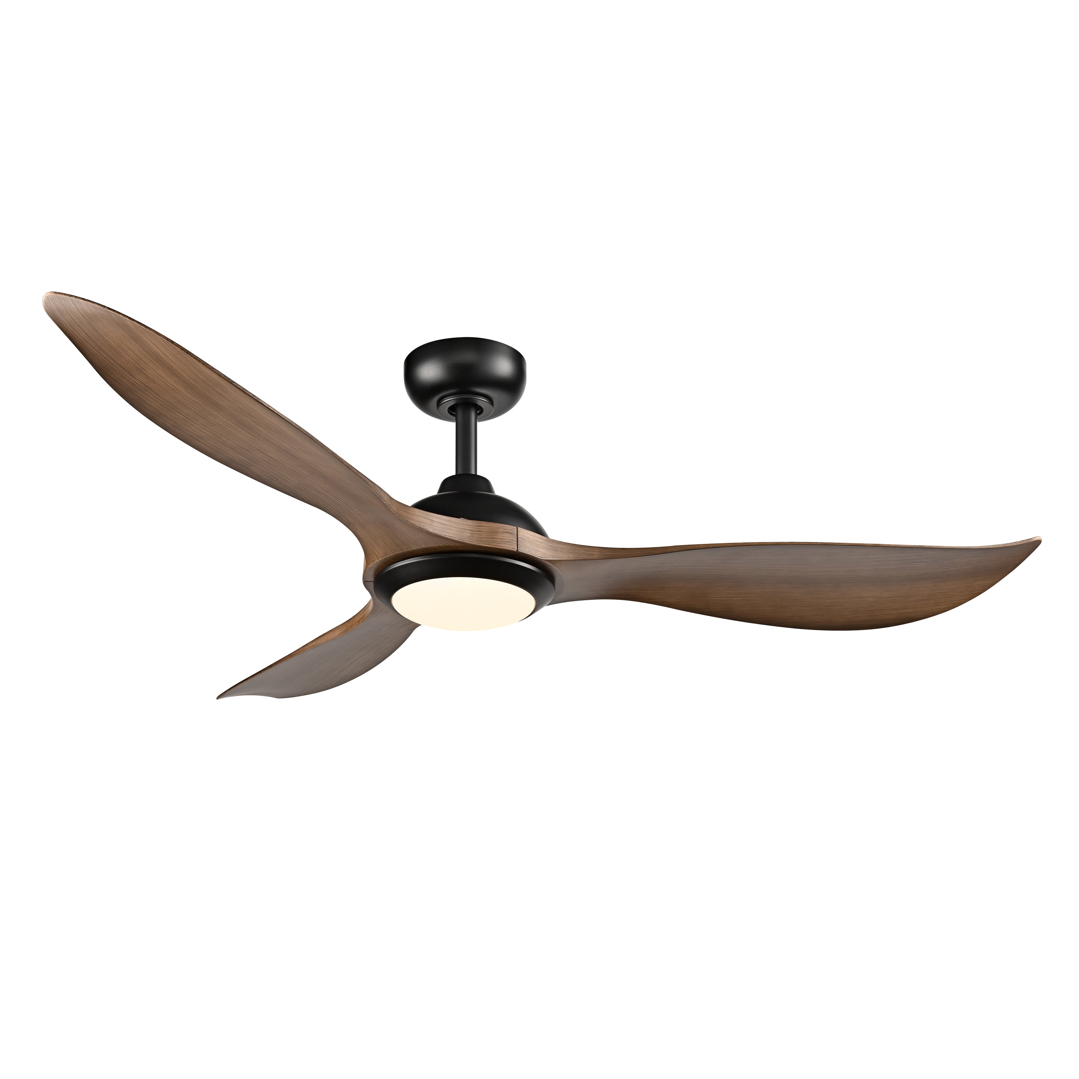 Wynleaf 52'' 3 Blades Matte Black Led indoor & Outdoor DC Ceiling Fan