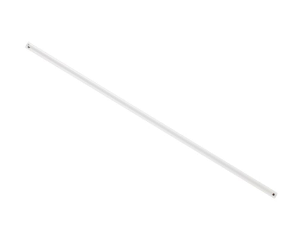 24 Inch White Downrod for Lucci Air Abyss Ceiling Fans