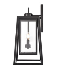 10.25'' Denzell Powder Coated Black 2 Light Wall Sconce