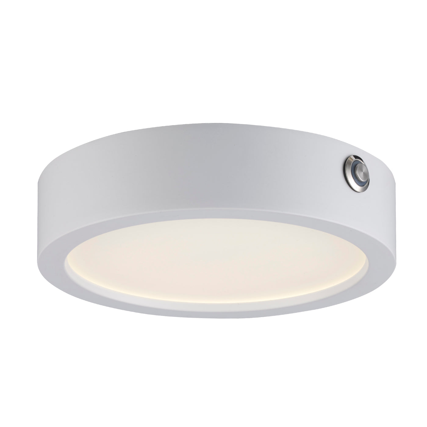 7-inch White Wall Light with 5-CCT Selectable White and 17W Output