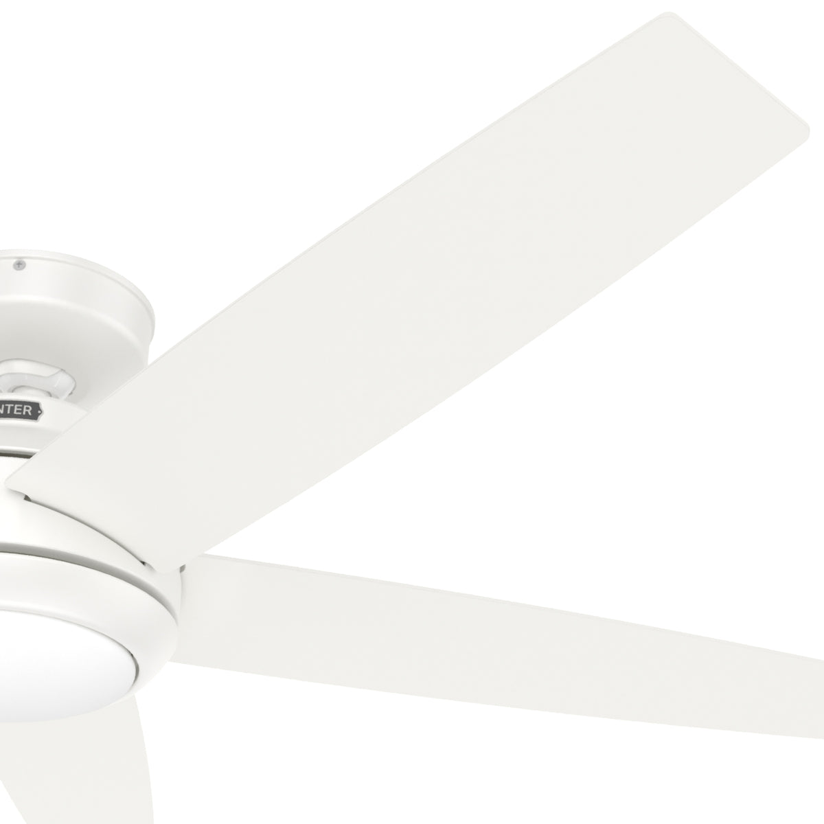 52 inch Zayden Fresh White Ceiling Fan with LED Light Kit and Handheld Remote