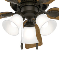 44 inch Swanson ENERGY STAR® New Bronze Ceiling Fan with LED Light Kit