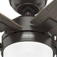 44 inch Anisten Noble Bronze Ceiling Fan with LED Light Kit and Pull Chain