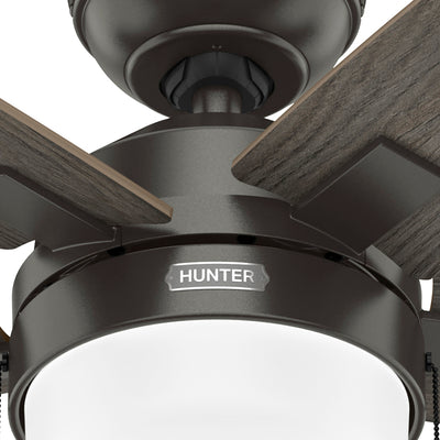 44 inch Anisten Noble Bronze Ceiling Fan with LED Light Kit and Pull Chain