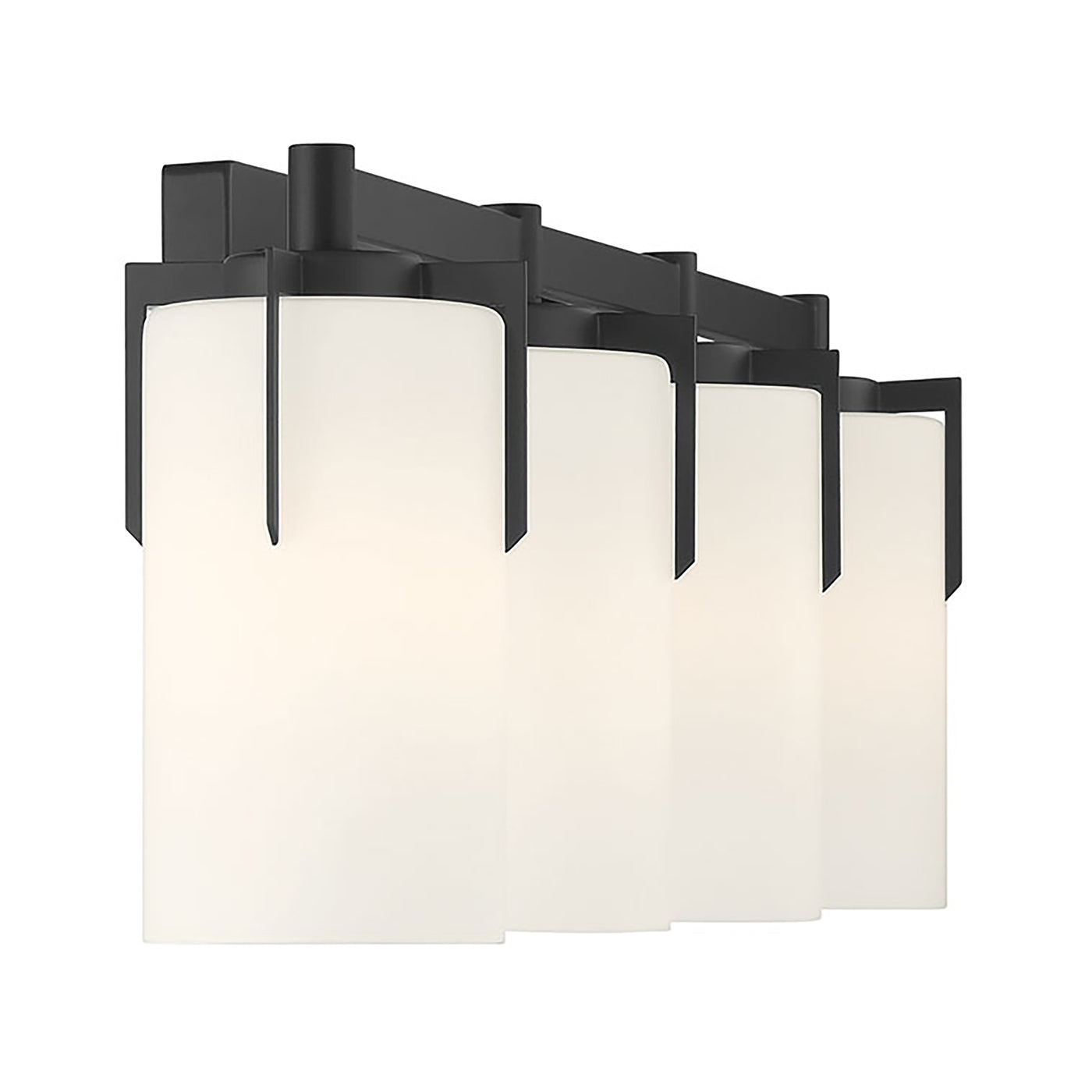 30.5'' Froselle Matte Black 4 Light Bath Vanity