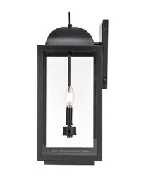 9'' Beaufort Powder Coated Black 2 Light Wall Sconce