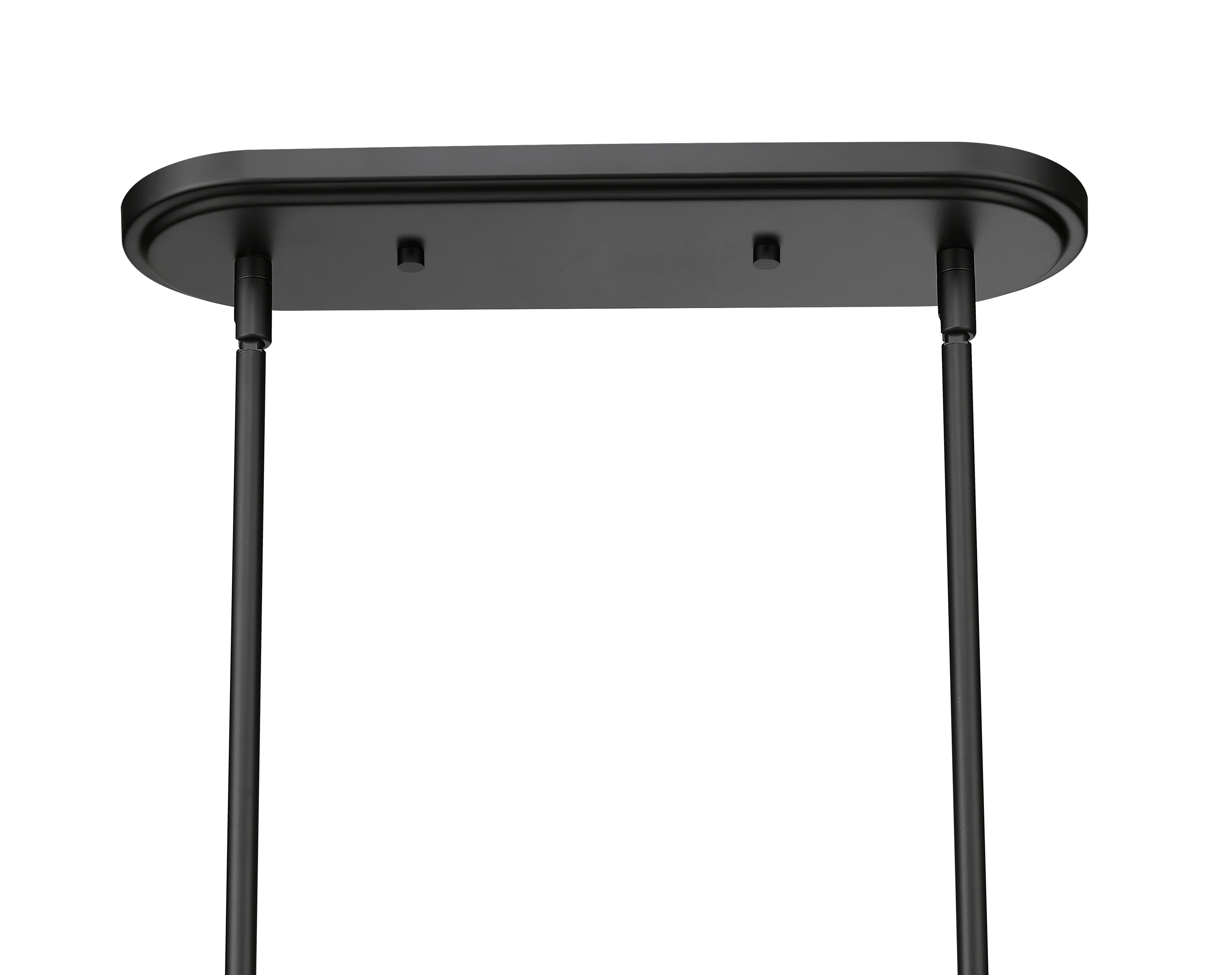 18'' Adorra Matte Black 6 Light Linear Chandelier