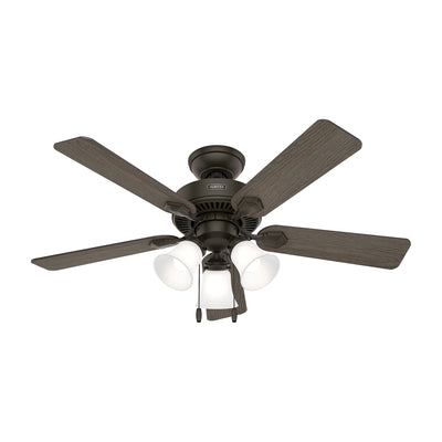 44 inch Swanson ENERGY STAR® New Bronze Ceiling Fan with LED Light Kit