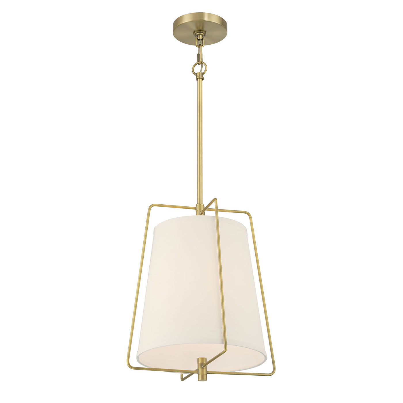 15.5'' Vellinor Vintage Brass 1 Light Pendant