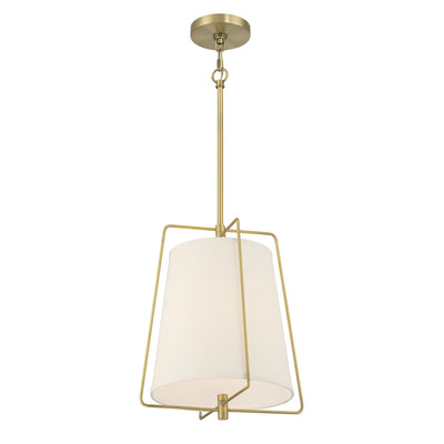 15.5'' Vellinor Vintage Brass 1 Light Pendant