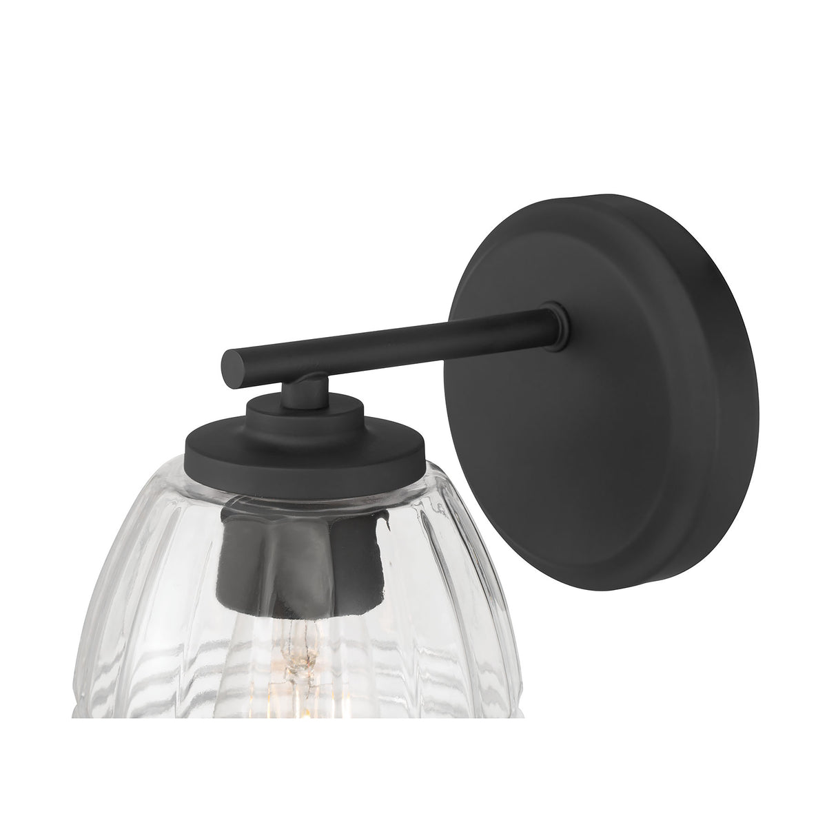 5.25'' Miravelle Matte Black 1 Light Wall Sconce