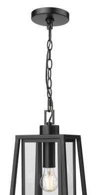 17'' Denzell Powder Coated Black 1 Light Hanging Lantern