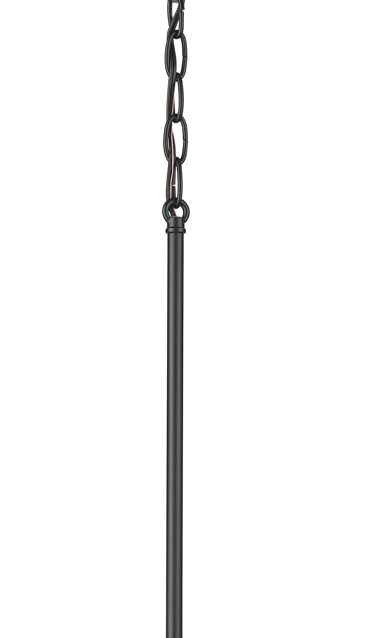 23.25'' Skyva Matte Black 6 Light Chandelier