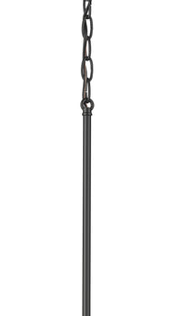 23.25'' Skyva Matte Black 6 Light Chandelier