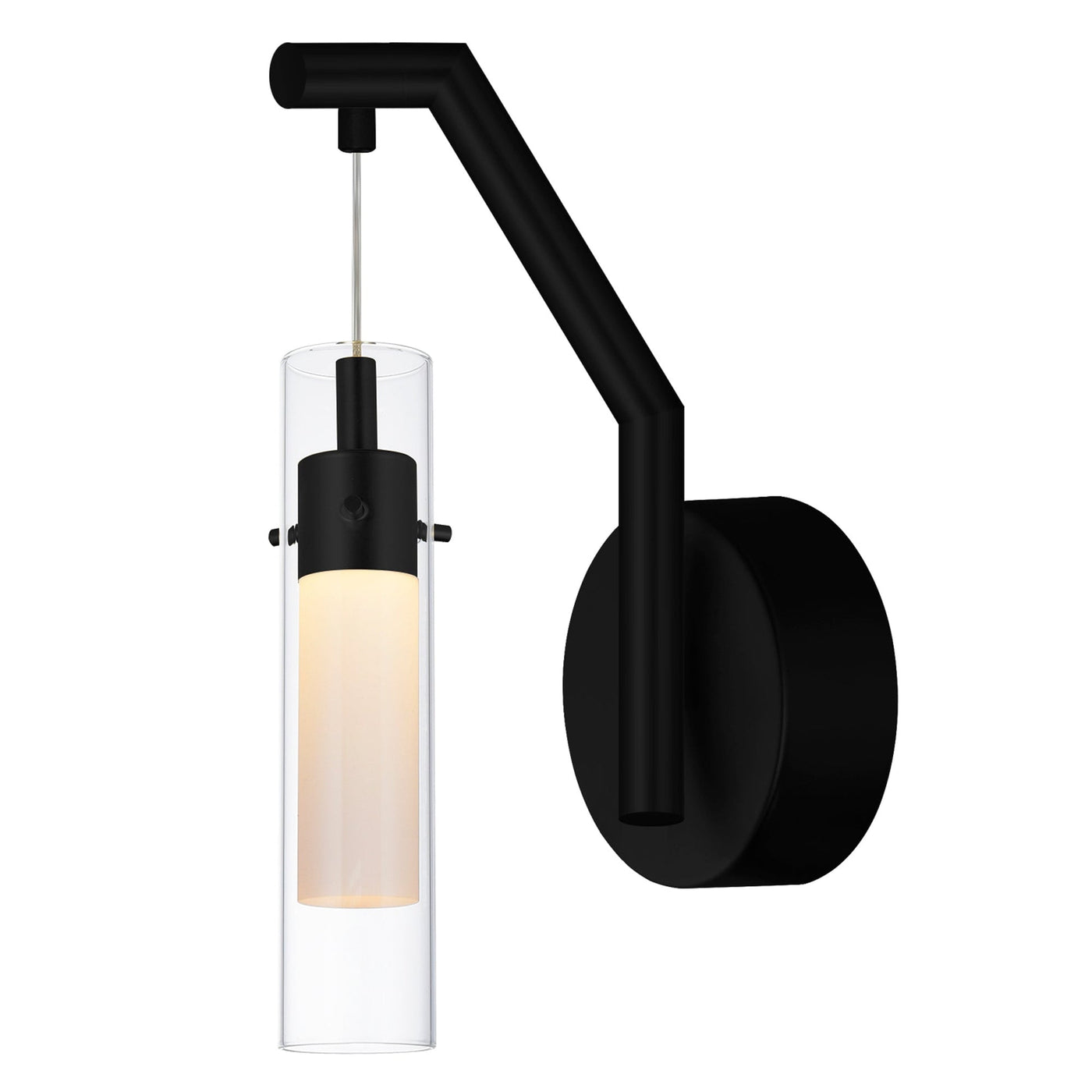Olinda 5in Black Wall Light Integrated LED