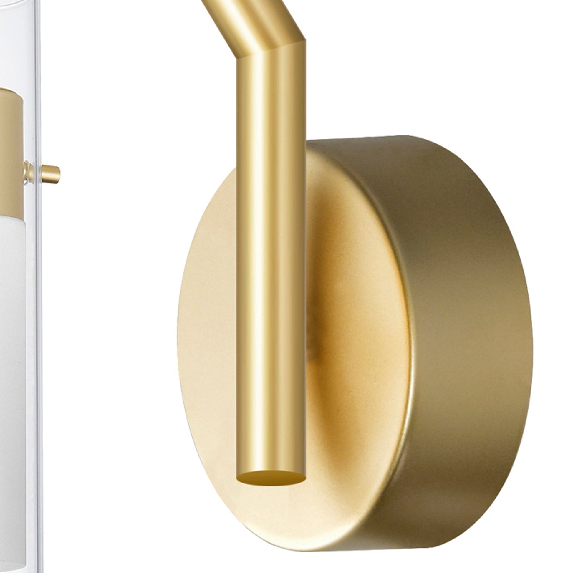 Olinda 5in Gold Wall Light Integrated LED Satin Gold