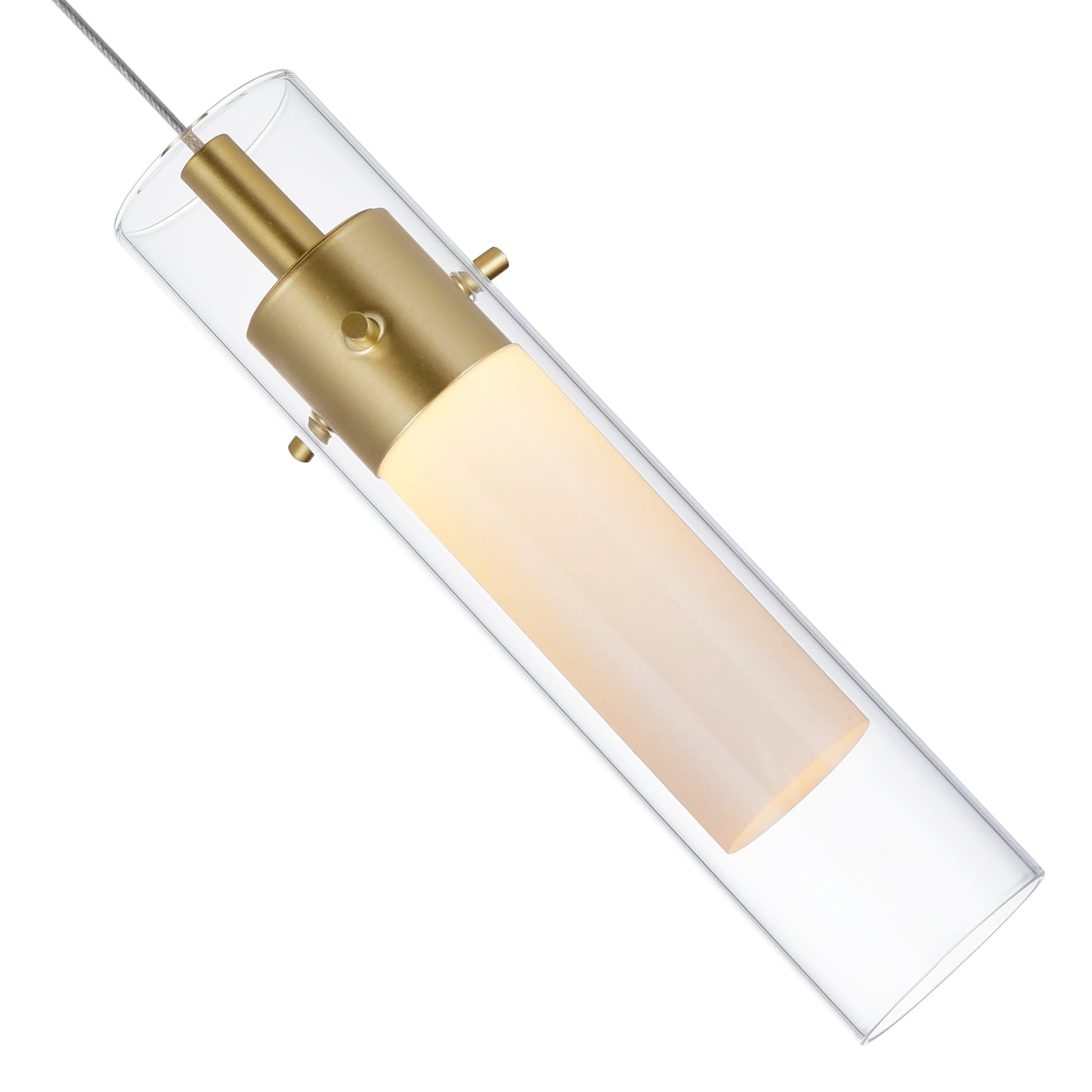 Olinda 5in Gold Wall Light Integrated LED Satin Gold