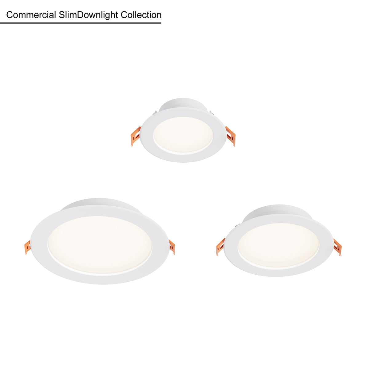 6-inch White Commercial Wall Light with 5-CCT Selectable White and 3W Output
