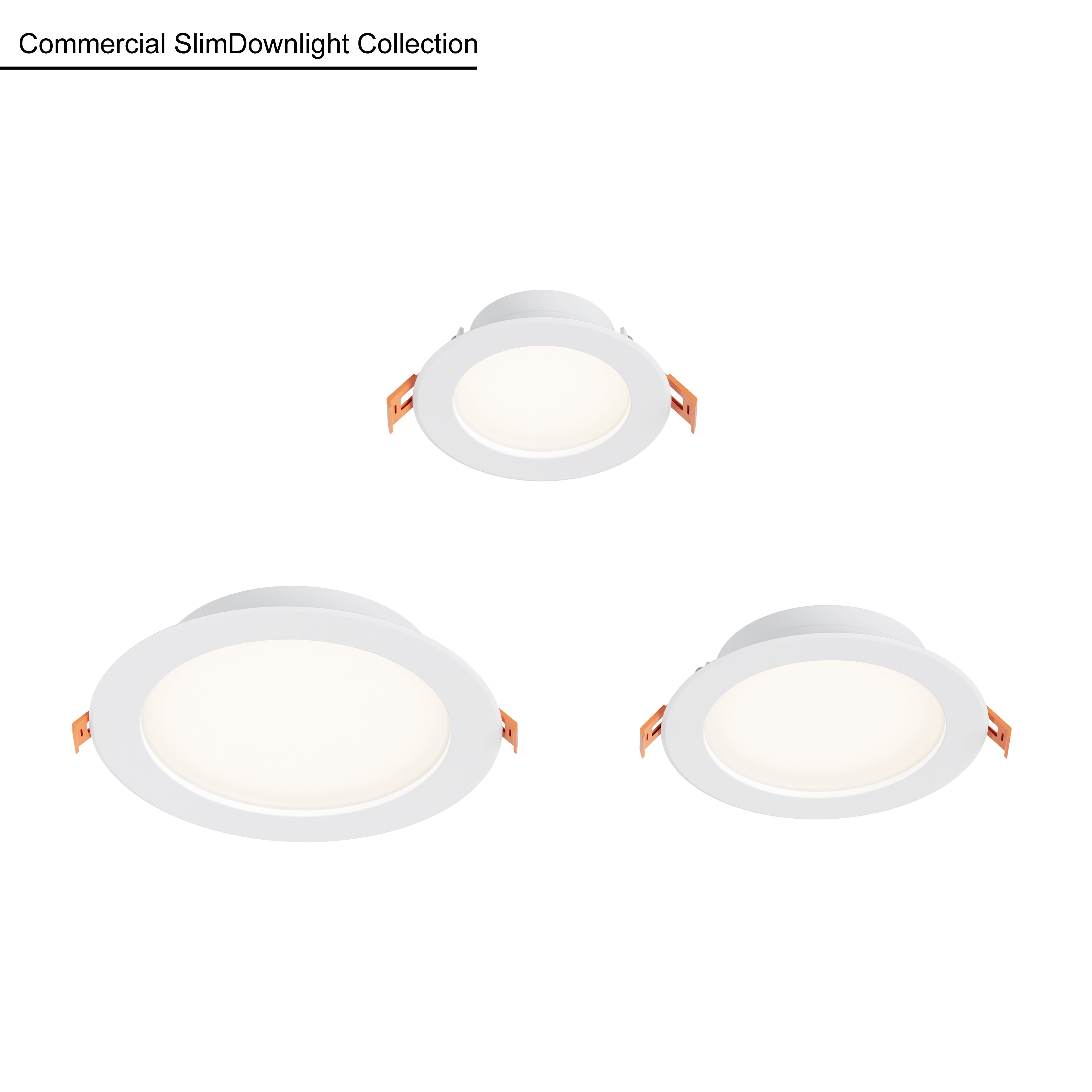 6-inch White Commercial Wall Light with 5-CCT Selectable White