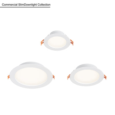 8-inch White Commercial Wall Light with 5-CCT Selectable White