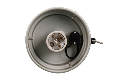 4.5-inch Brushed Pewter Outdoor Fan Light Kit Fitter