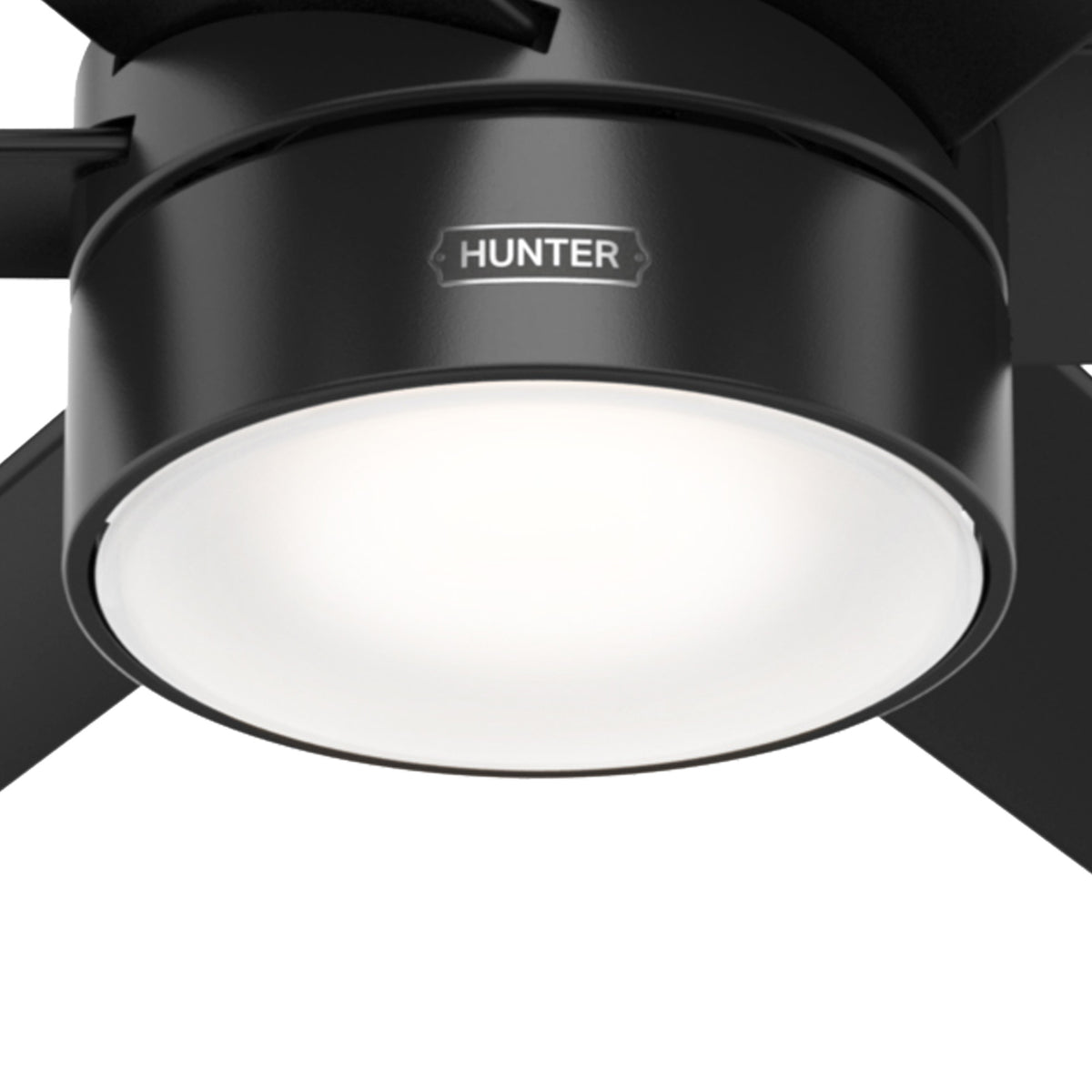 72 inch Solaria ENERGY STAR® Matte Black Damp Rated Ceiling Fan with LED Light Kit and Wall Control