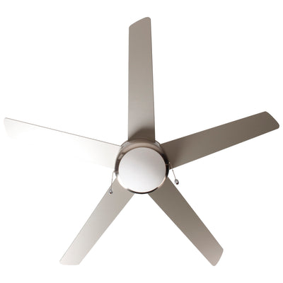 52 Inch Mirage IV AC Brushed Nickel Indoor Ceiling Fan 5-Blade Reversible
