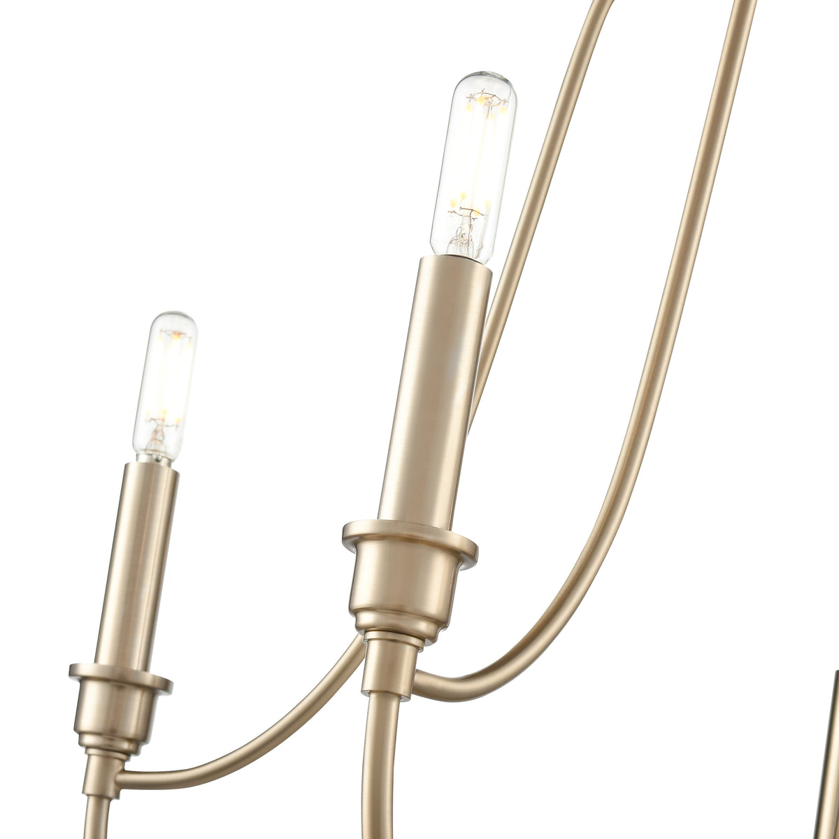 31'' Senoia Modern Gold 5 Light Chandelier