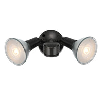 11.25''  Powder Coated Black 2 Light Flood Light
