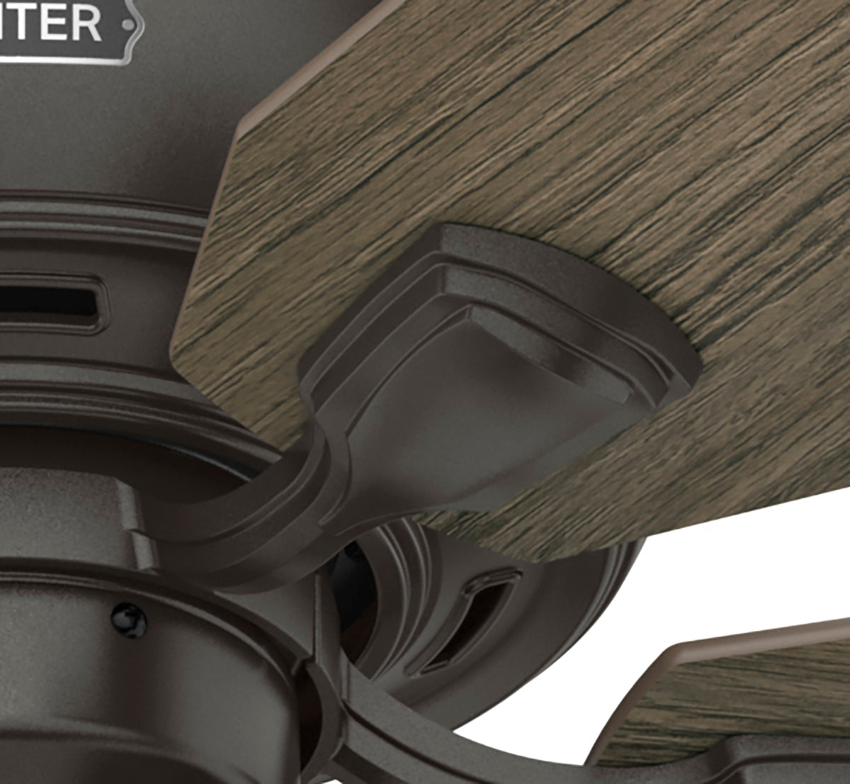 52 inch Rosner Noble Bronze Ceiling Fan with LED Light Kit and Pull Chain