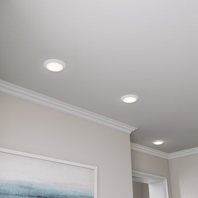 9-inch White Wall Light with 3000K Light