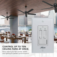 Hunter Multi-Fan Wall Control