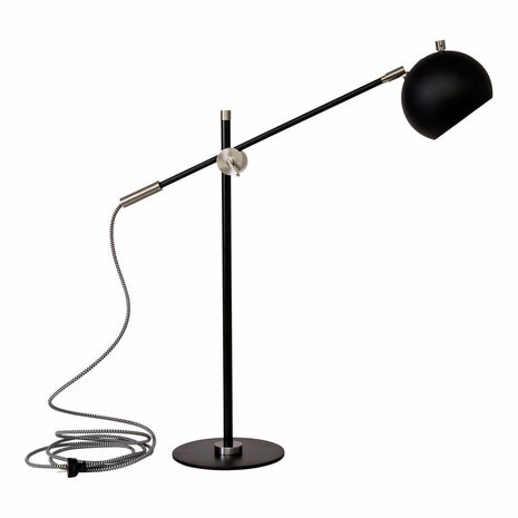 28-inch Orwell Black Satin Nickel Accent Table Lamp